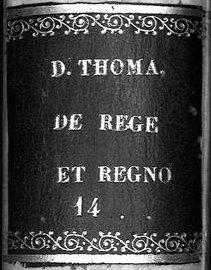 Rótulo de faximil "D. Thoma De Rege et Regno"