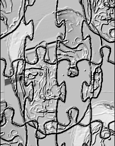 imagen de un puzzle de un rostro masculino