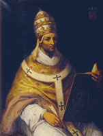 Pintura que representa al Papa Juan XXII