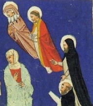 Fragmento de una representación de la Divina Comedia, en la que aparece Siger de Bravante